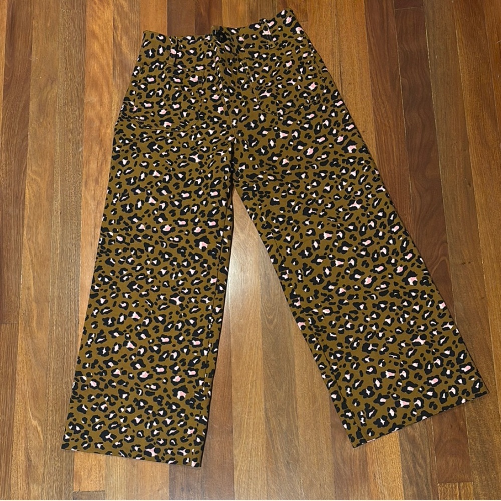 Leopard Print Mauve Pants